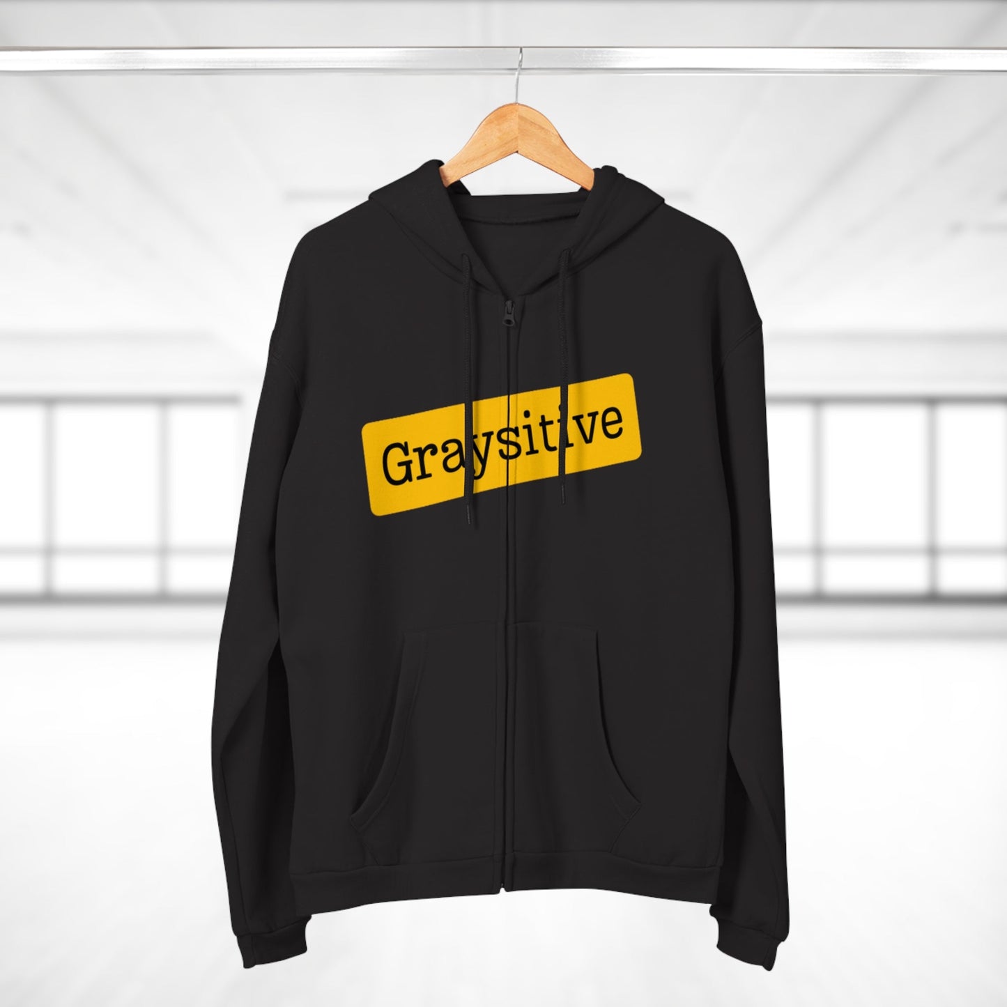 Unisex Hooded Zip Sweatshirt Grayceful LLC