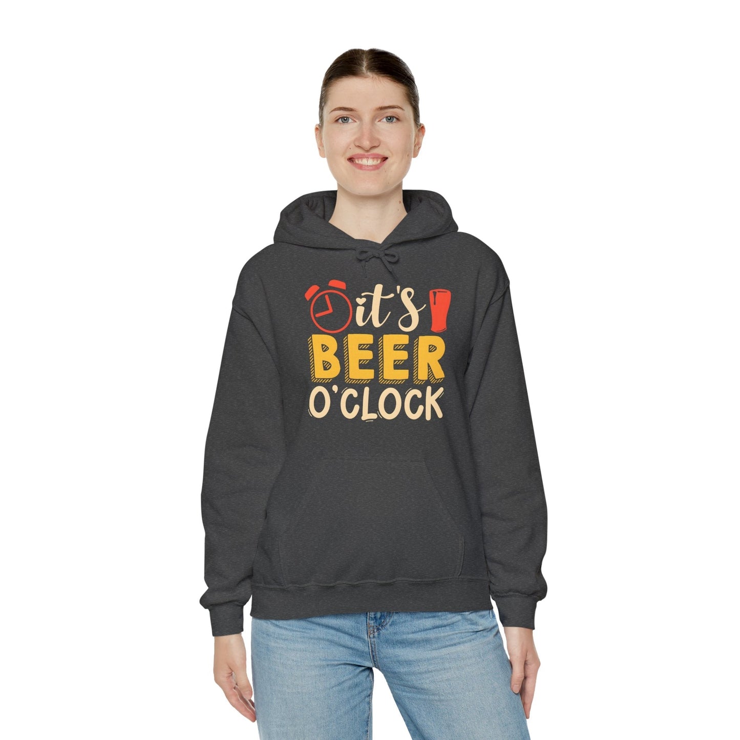 It's Beer O'clock Hooded Sweatshirt The Devil's Pickle