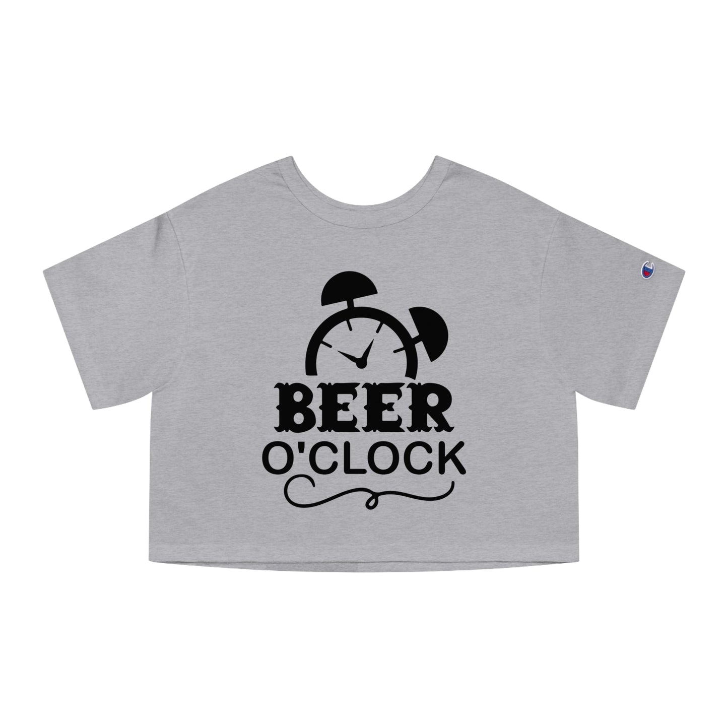 Beer O'clock Cropped T-Shirt The Devil's Pickle