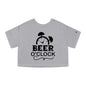 Beer O'clock Cropped T-Shirt The Devil's Pickle