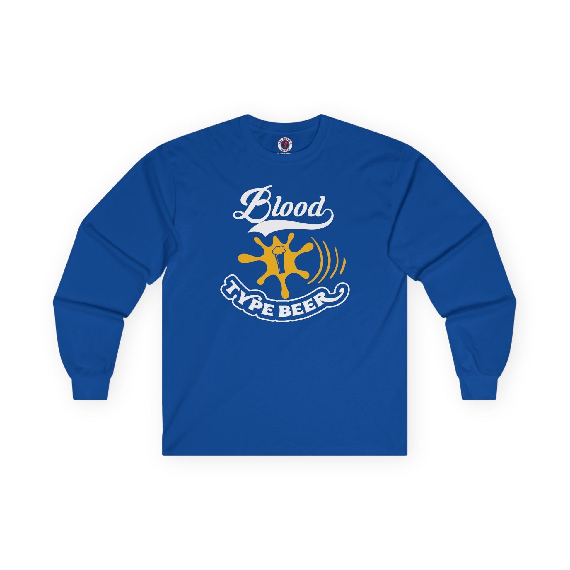 Blood Type Beer Long Sleeve Tee The Devil's Pickle