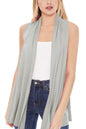 Solid, long body open front vest in a loose fit Shop Style & More | Fresh Looks, Everyday Deals & Free Shipping