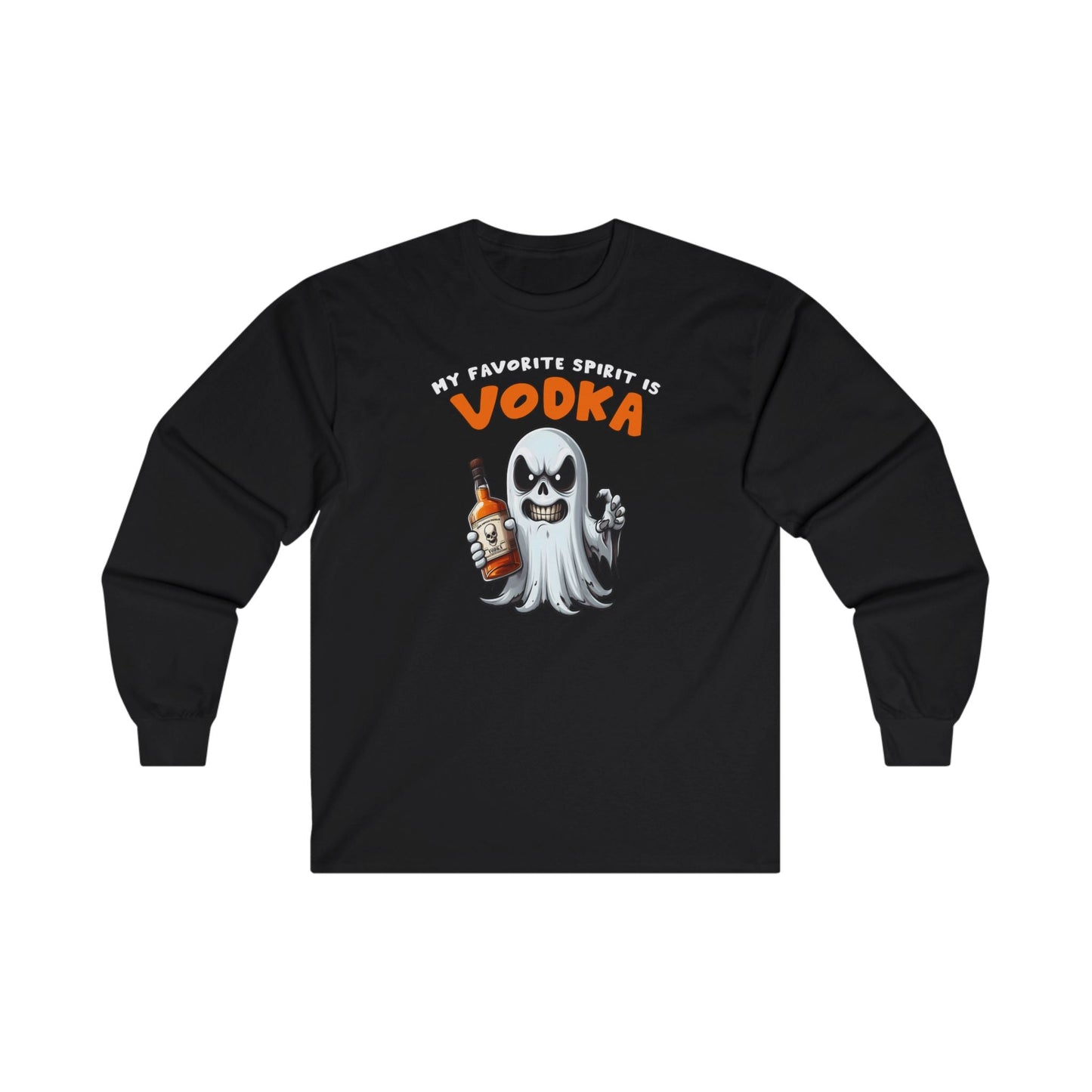 My Favorite Spirit Is Vodka Long Sleeve Tee The Devil's Pickle