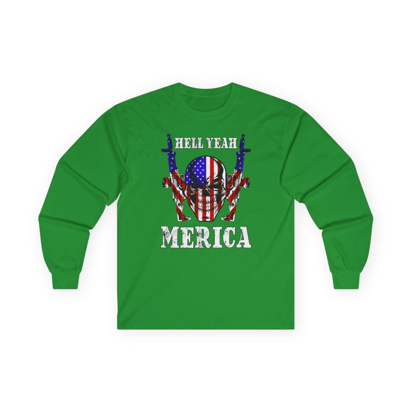 Hell Yeah Merica Long Sleeve Tee The Devil's Pickle