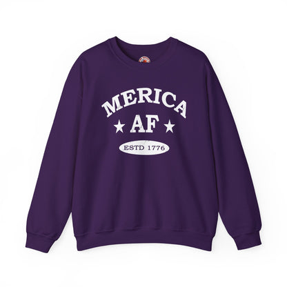 Merica AF Crewneck Sweatshirt The Devil's Pickle