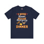 I Was Thinner Before Thanksgiving Dinner T-Shirt The Devil's Pickle