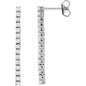 14K White 3/4 CTW Lab-Grown Diamond Earrings Ethereal Legacy Boutiques