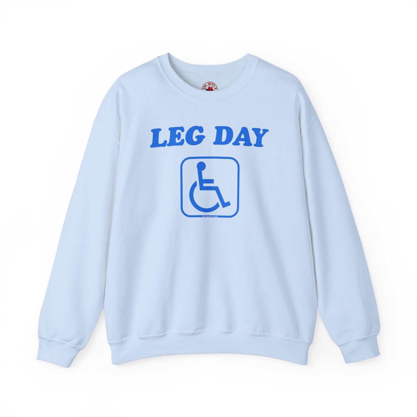 Leg Day Handicap Crewneck Sweatshirt The Devil's Pickle