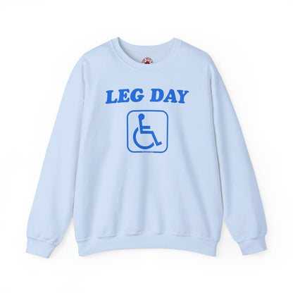 Leg Day Handicap Crewneck Sweatshirt The Devil's Pickle