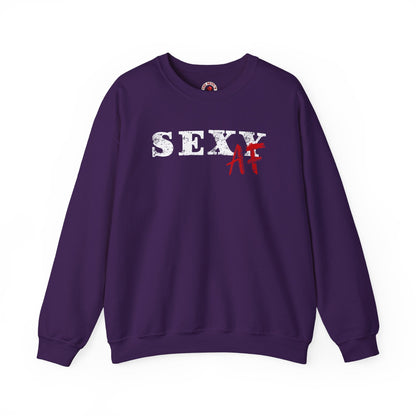 Sexy AF Crewneck Sweatshirt The Devil's Pickle