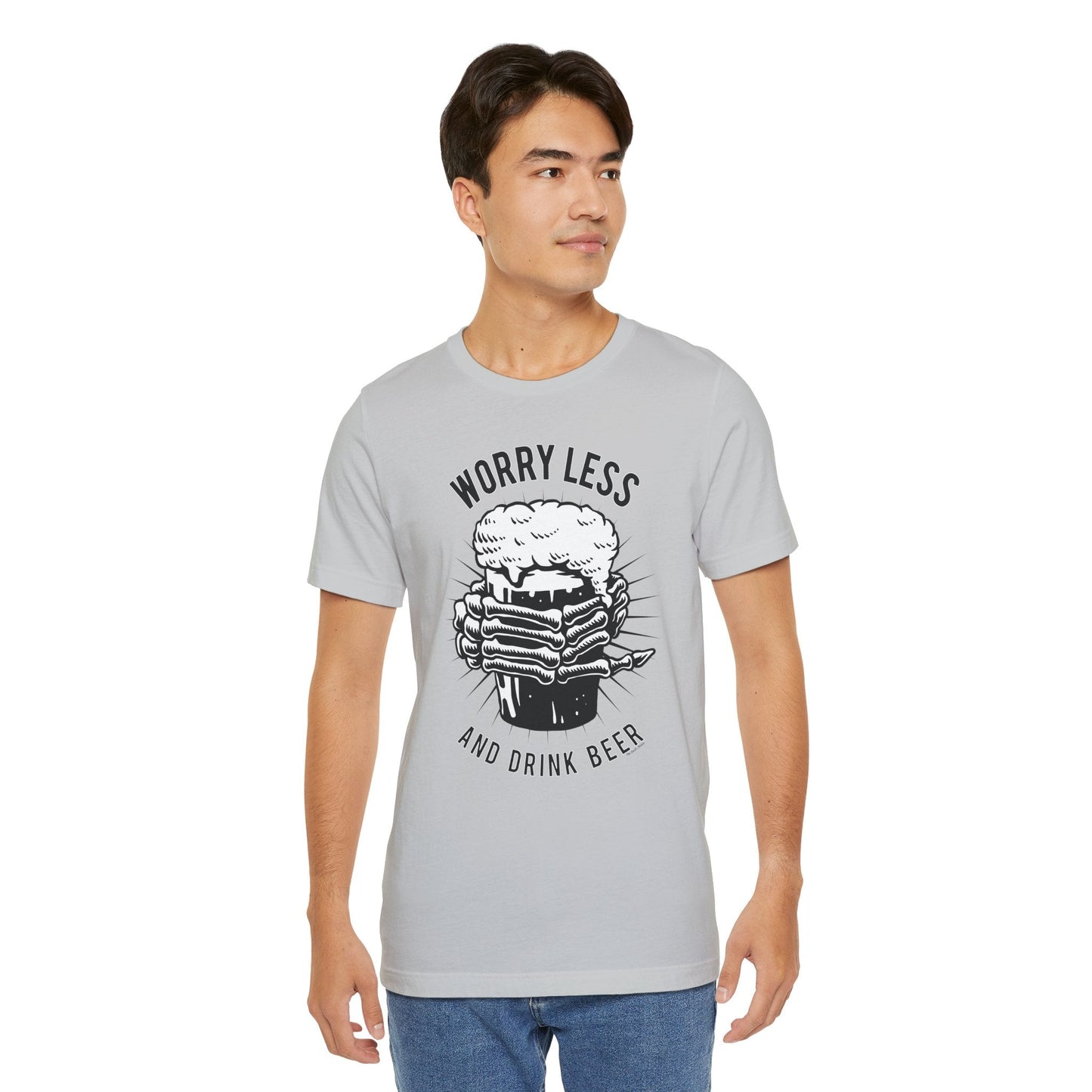 Worry Less and Drink Beer T-Shirt The Devil's Pickle
