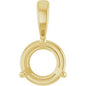 14K Yellow 1 CT Lab-Grown Diamond Pendant Ethereal Legacy Boutiques