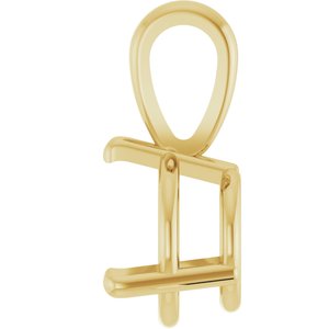 14K Yellow 1 CT Lab-Grown Diamond Pendant Ethereal Legacy Boutiques