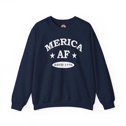 Merica AF Crewneck Sweatshirt The Devil's Pickle