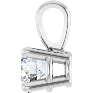 14K White 1/4 CT Lab-Grown Diamond Pendant Ethereal Legacy Boutiques