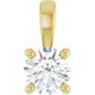 14K Yellow 1/4 CT Lab-Grown Diamond Pendant Ethereal Legacy Boutiques