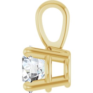 14K Yellow 1/3 CT Lab-Grown Diamond Pendant Ethereal Legacy Boutiques