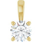 14K Yellow 1/3 CT Lab-Grown Diamond Pendant Ethereal Legacy Boutiques