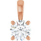 14K Rose 1/3 CT Lab-Grown Diamond Pendant Ethereal Legacy Boutiques