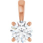 14K Rose 1/2 CT Lab-Grown Diamond Pendant Ethereal Legacy Boutiques