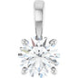 14K White 1 CTW Lab-Grown Diamond Pendant Ethereal Legacy Boutiques