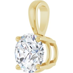 14K Yellow 1 1/4 CT Lab-Grown Diamond Pendant Ethereal Legacy Boutiques