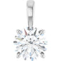 14K White 2 CT Lab-Grown Diamond Pendant Ethereal Legacy Boutiques