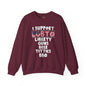 I Support LGBTQ Crewneck Sweatshirt The Devil's Pickle