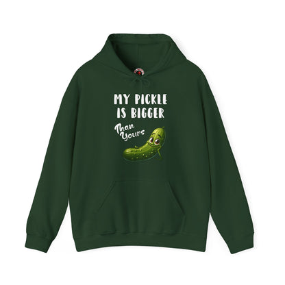 My Pickle Is Bigger Than Yours Hooded Sweatshirt The Devil's Pickle