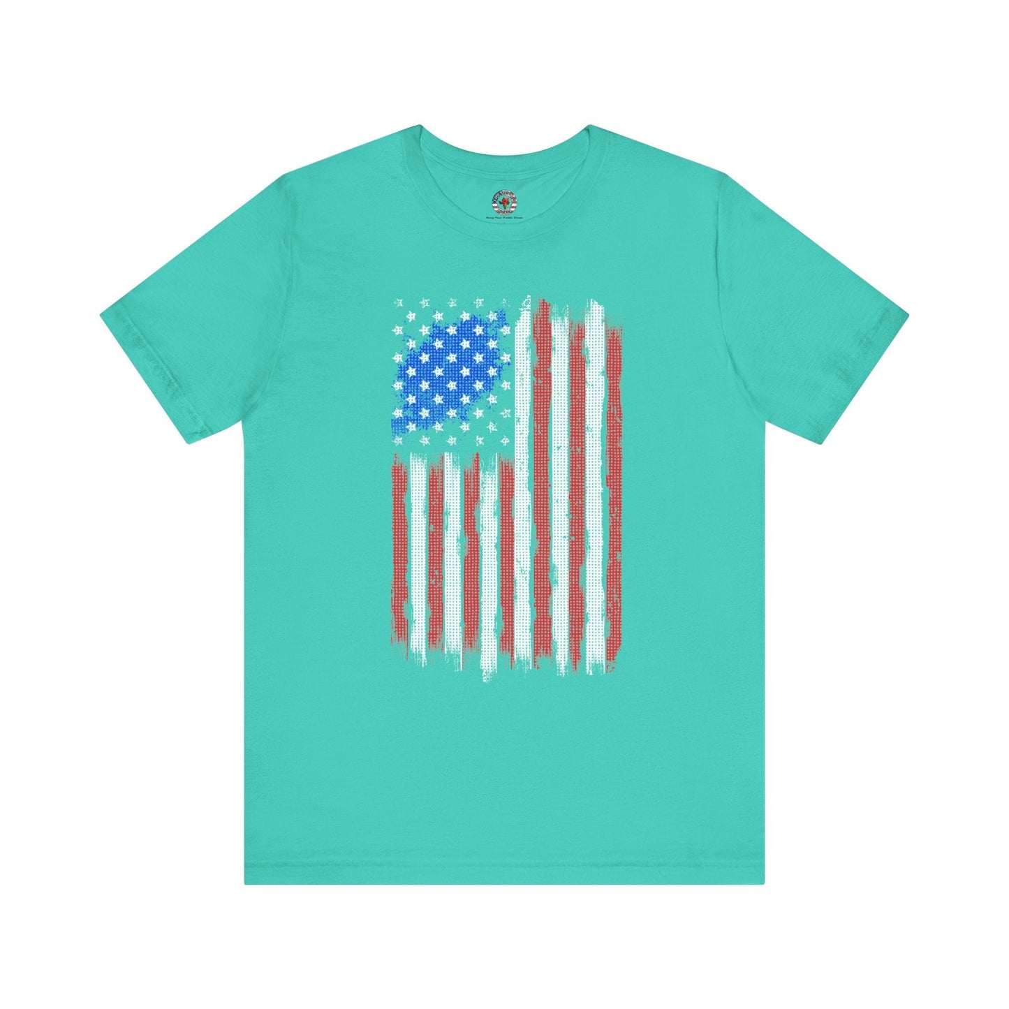 Tattered American Flag T-Shirt The Devil's Pickle
