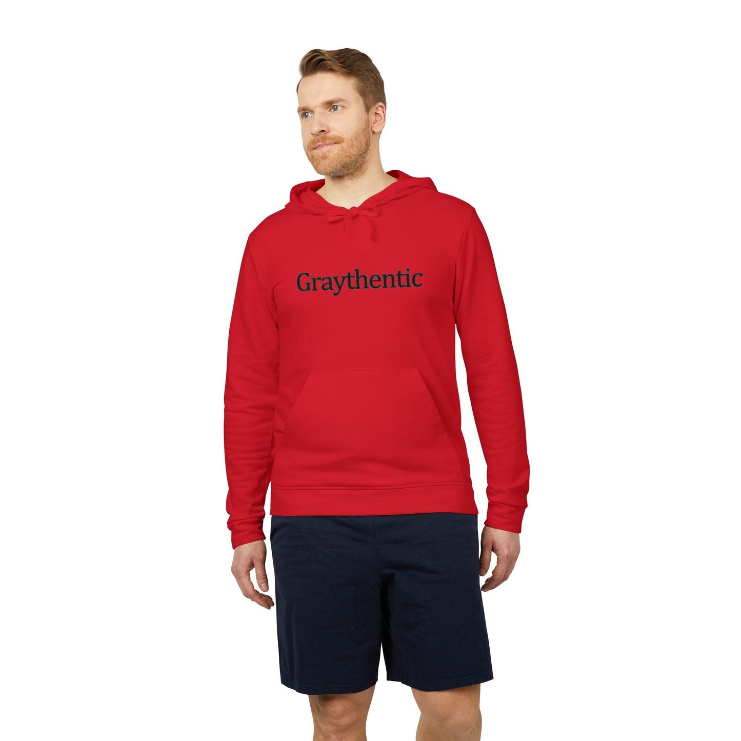adidas Unisex Fleece Hoodie "Graythentic" Grayceful LLC