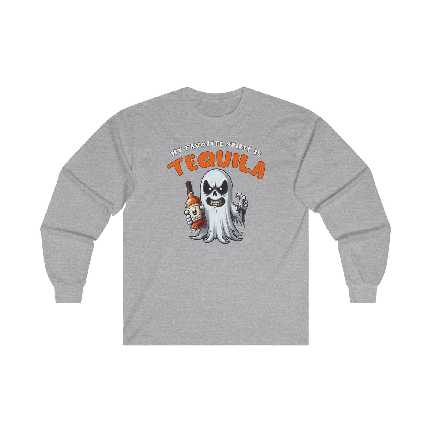 My Favorite Spirit Is Tequila Long Sleeve Tee The Devil's Pickle