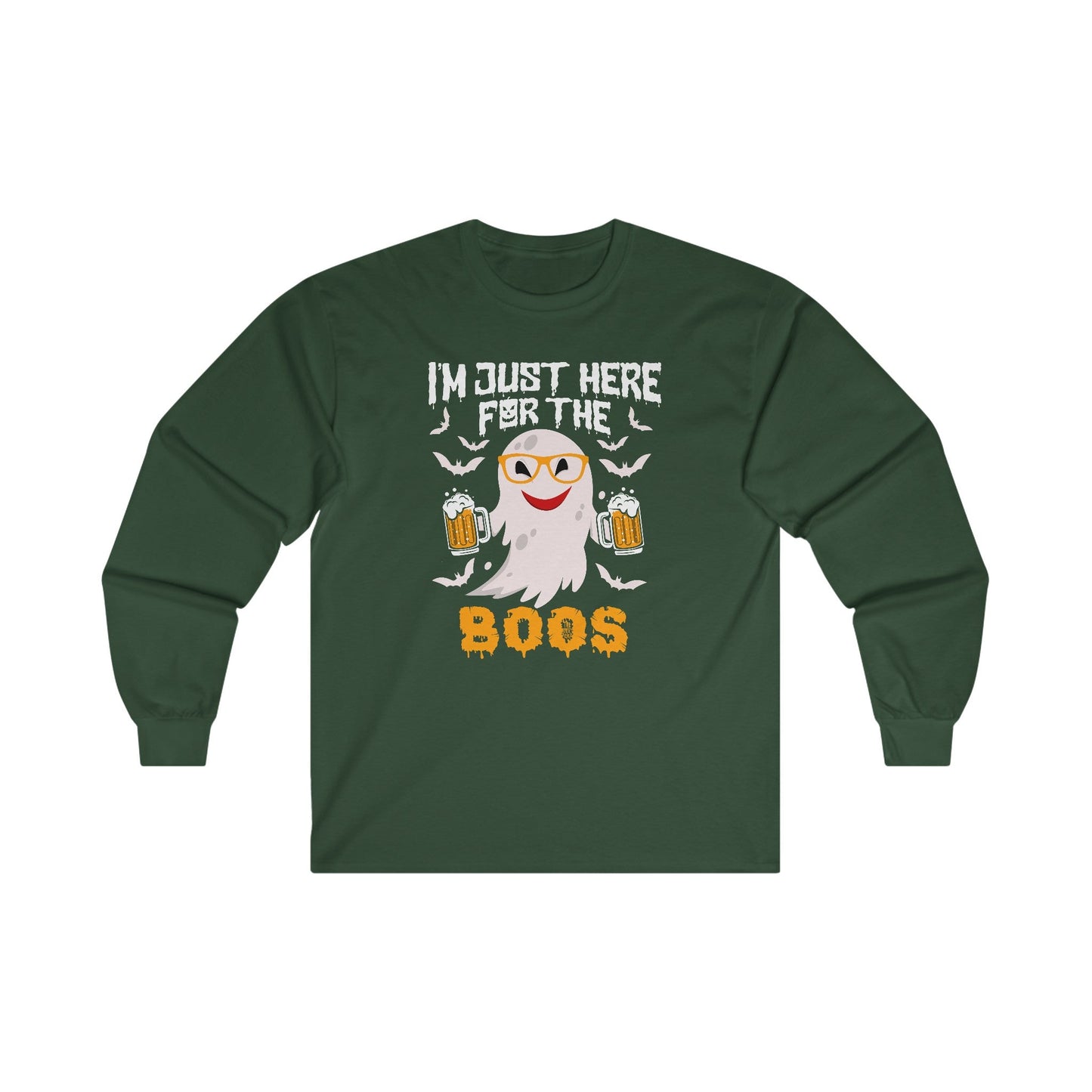 I'm Just Here For The Boos Long Sleeve Tee The Devil's Pickle