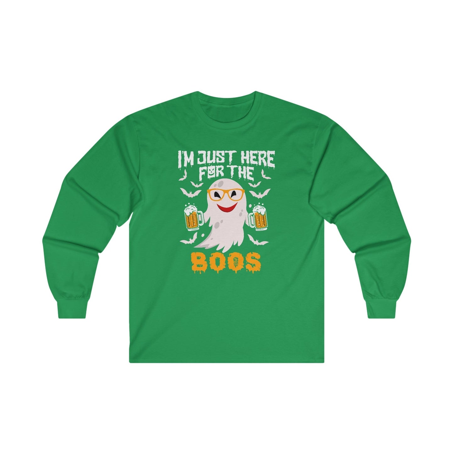 I'm Just Here For The Boos Long Sleeve Tee The Devil's Pickle