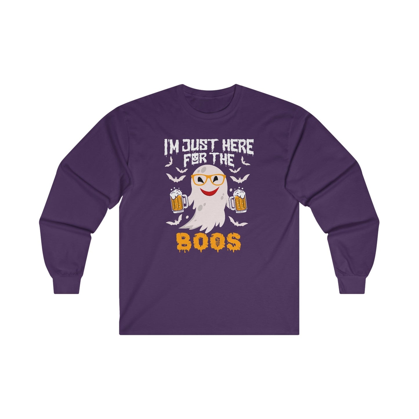 I'm Just Here For The Boos Long Sleeve Tee The Devil's Pickle