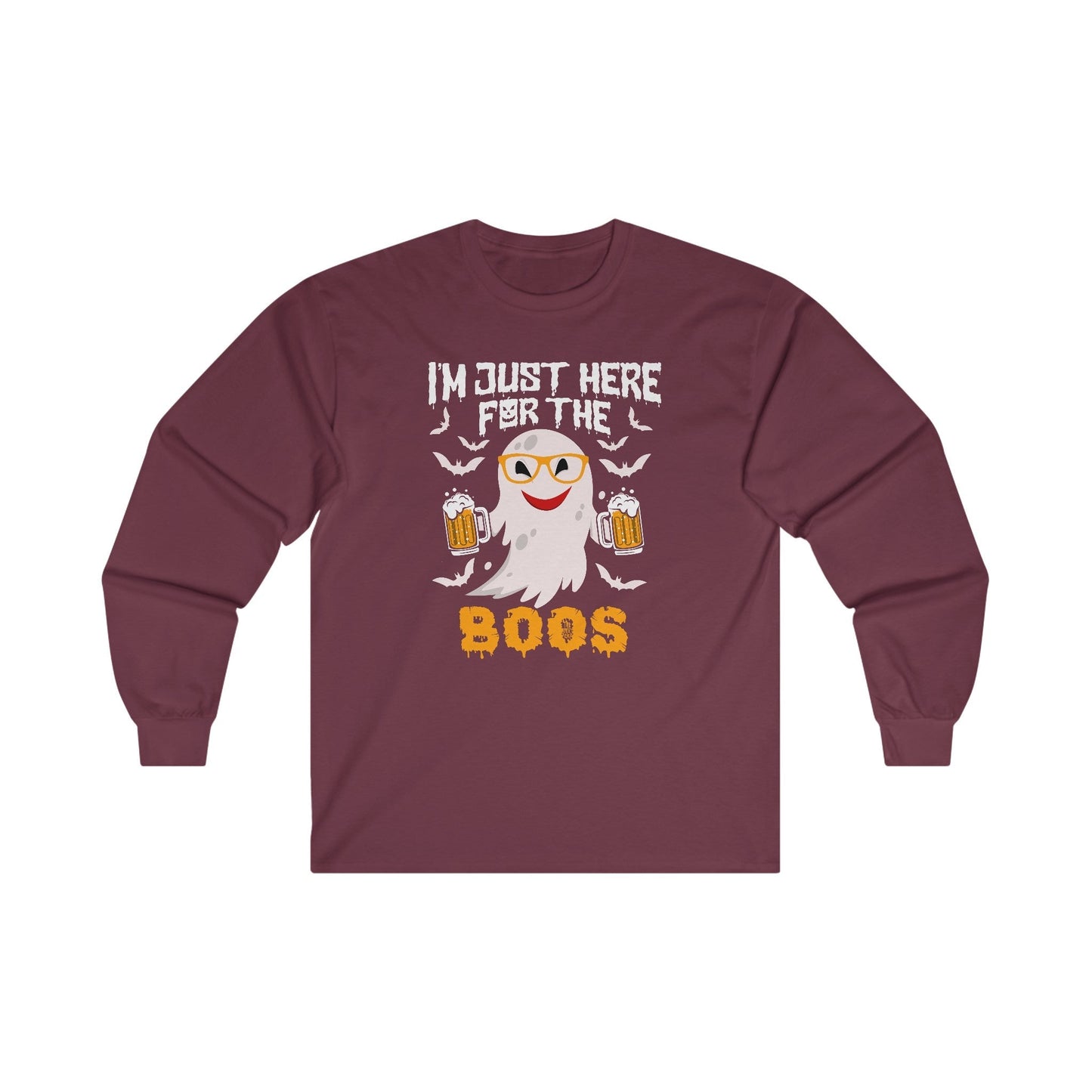 I'm Just Here For The Boos Long Sleeve Tee The Devil's Pickle