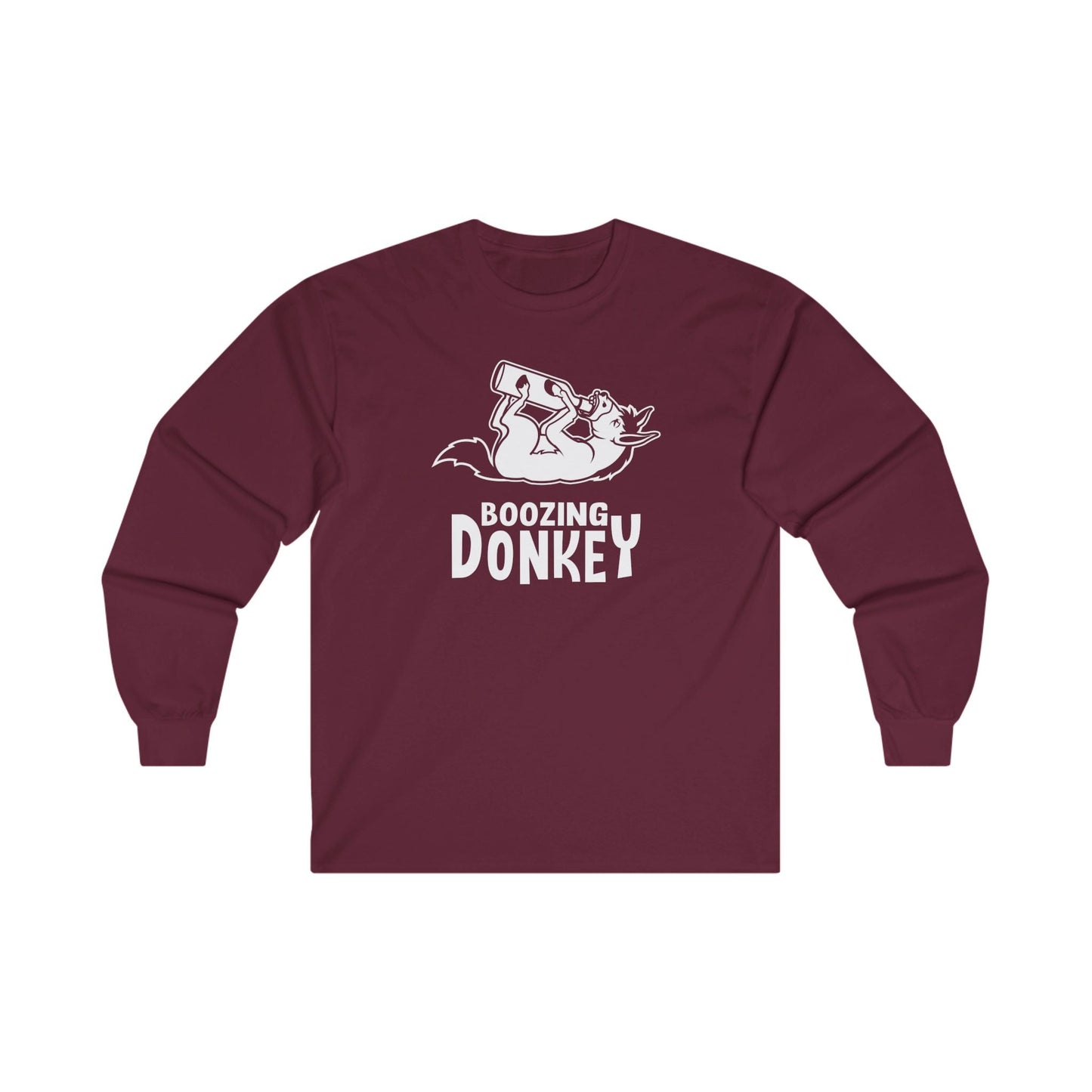 Boozing Donkey Long Sleeve Tee The Devil's Pickle