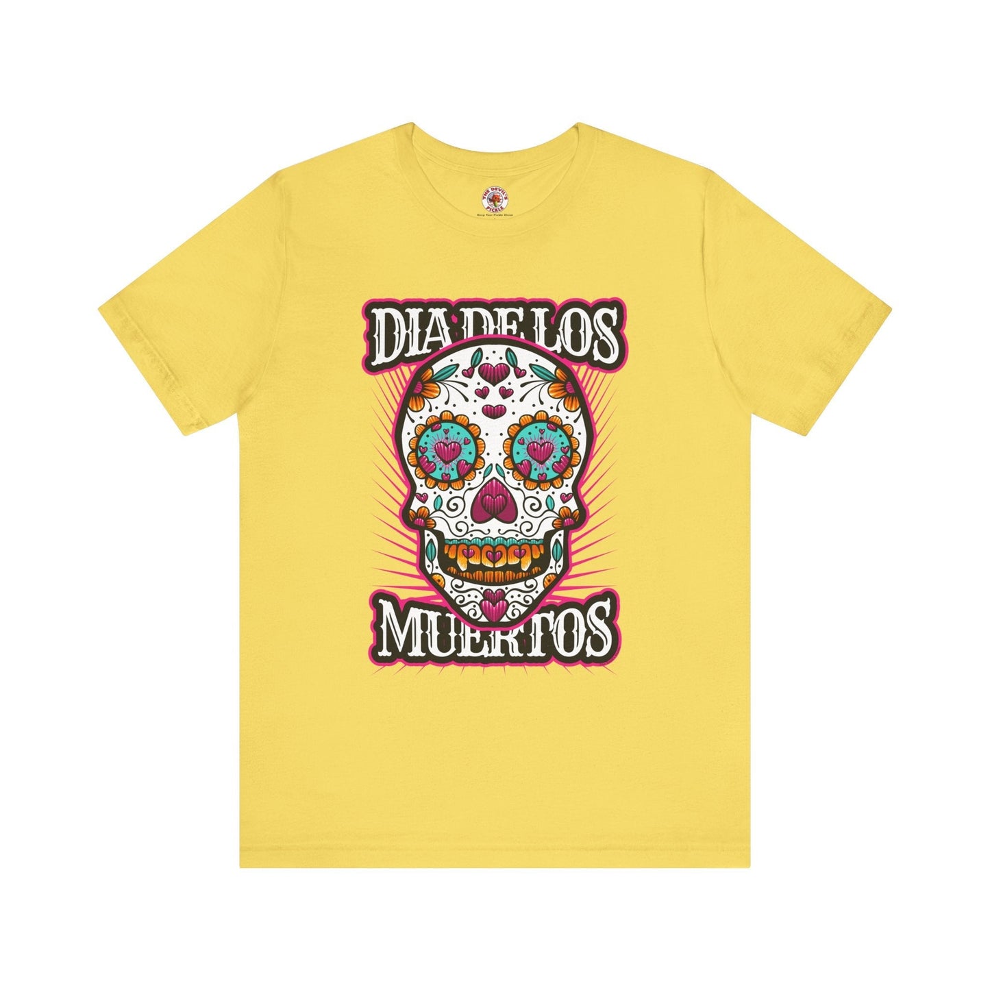 Dia De Los Muertos Skull T-Shirt The Devil's Pickle