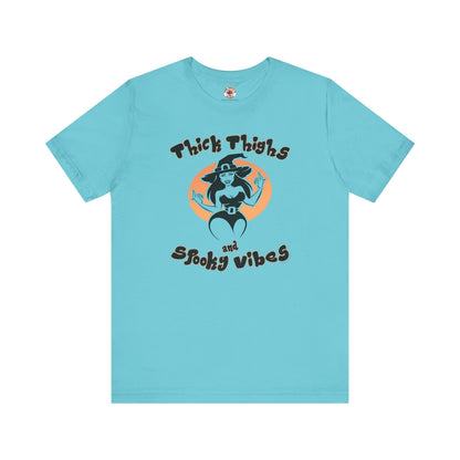 Thick Thighs and Spooky Vibes T-Shirt The Devil's Pickle