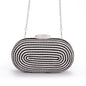 Fashionable oval crossbody woven bags