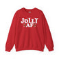 Jolly AF Crewneck Sweatshirt The Devil's Pickle