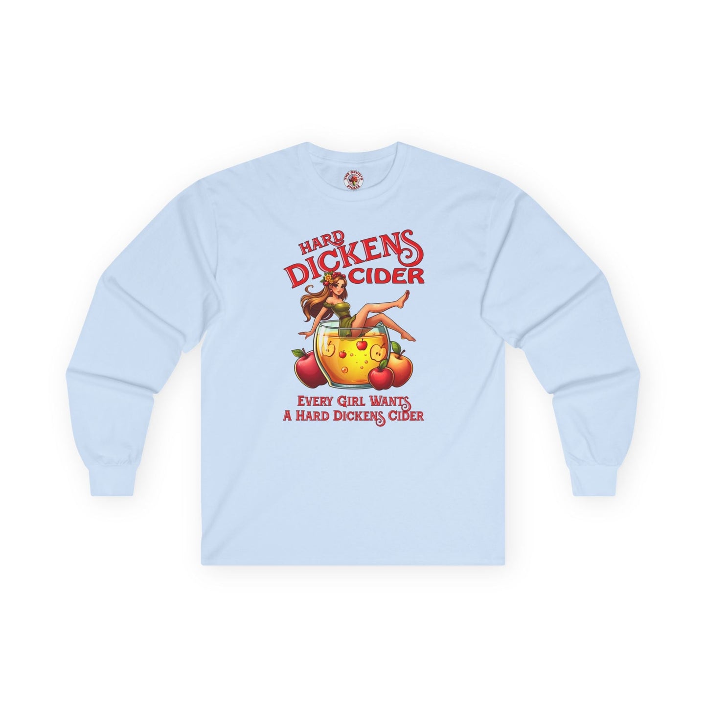 Hard Dickens Cider Long Sleeve Tee The Devil's Pickle