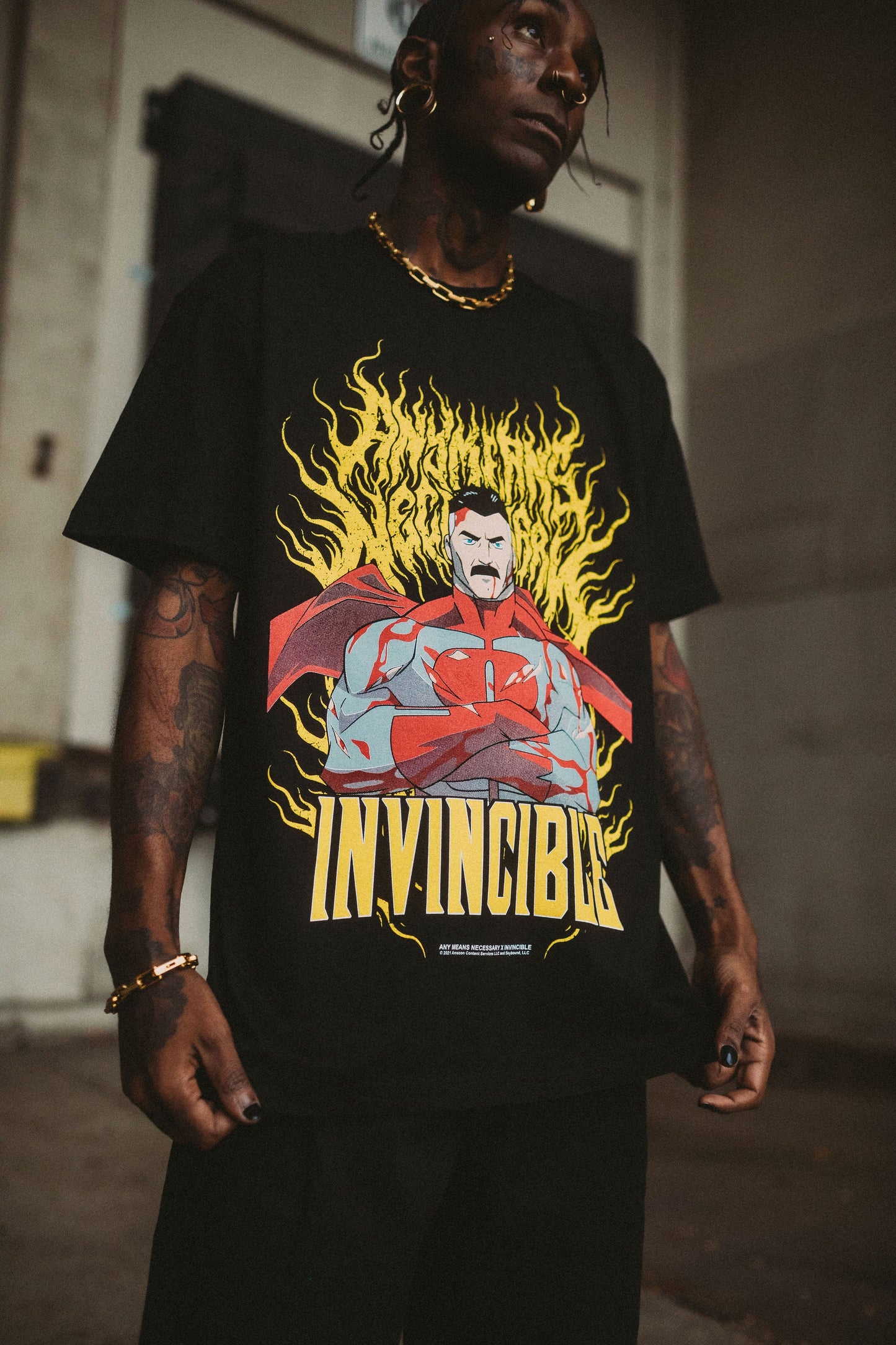 Omni-Man T-Shirt Any Means Necessary Clothing