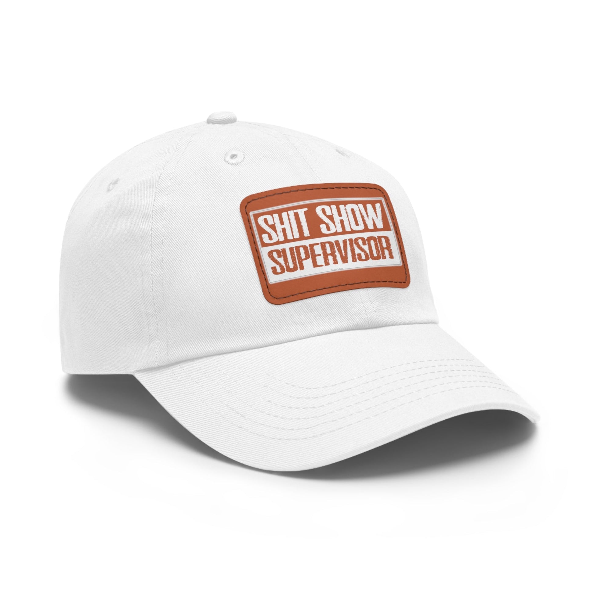 Shit Show Supervisor Hat with Leather Patch The Devil's Pickle