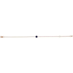 14K Rose Lab-Grown Blue Sapphire  6 1/2-7-1/2" Bracelet Ethereal Legacy Boutiques