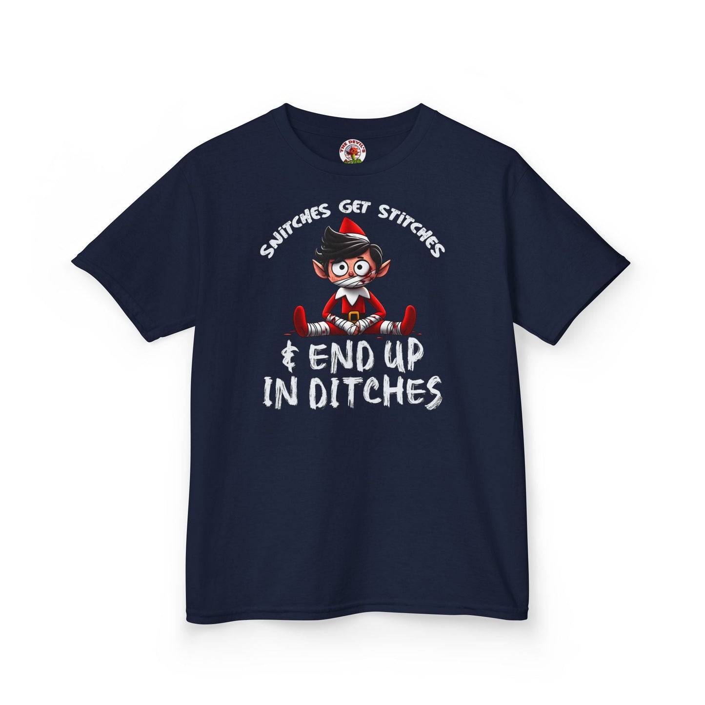 Snitches Get Stitches Kids T-Shirt