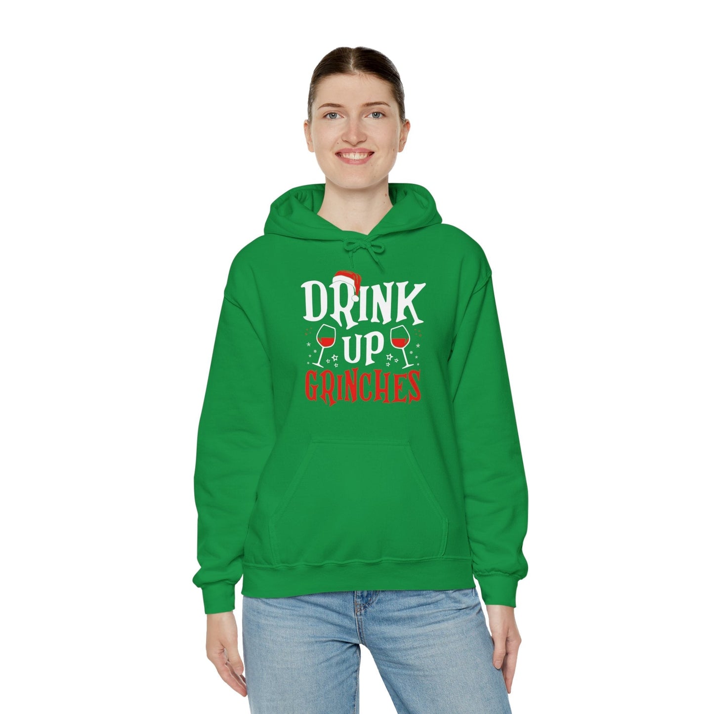 Drink Up Grinches Hooded Sweatshirt The Devil's Pickle