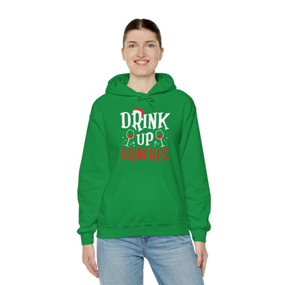 Drink Up Grinches Hooded Sweatshirt The Devil's Pickle