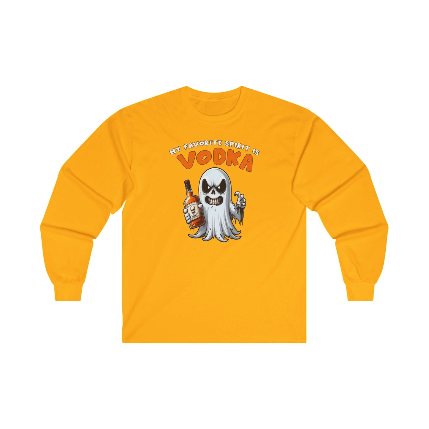 My Favorite Spirit Is Vodka Long Sleeve Tee The Devil's Pickle