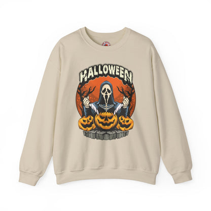 Screamer Killer Ghost Halloween Crewneck Sweatshirt The Devil's Pickle